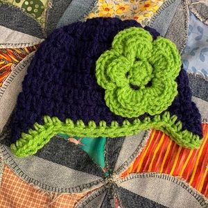 3-6month flower hat